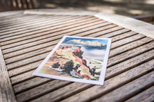 Lade das Bild in den Galerie-Viewer, Retro-Postkarte mit der Predigtstuhlbahn Bad Reichenhall
